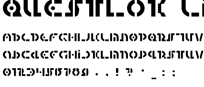 Questlok Light font